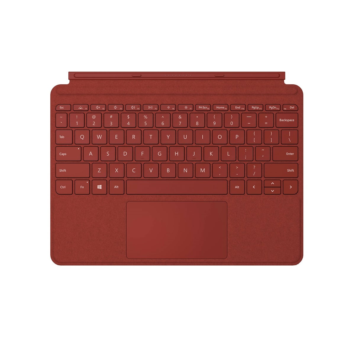 microsoft surface pro 7 red keyboard